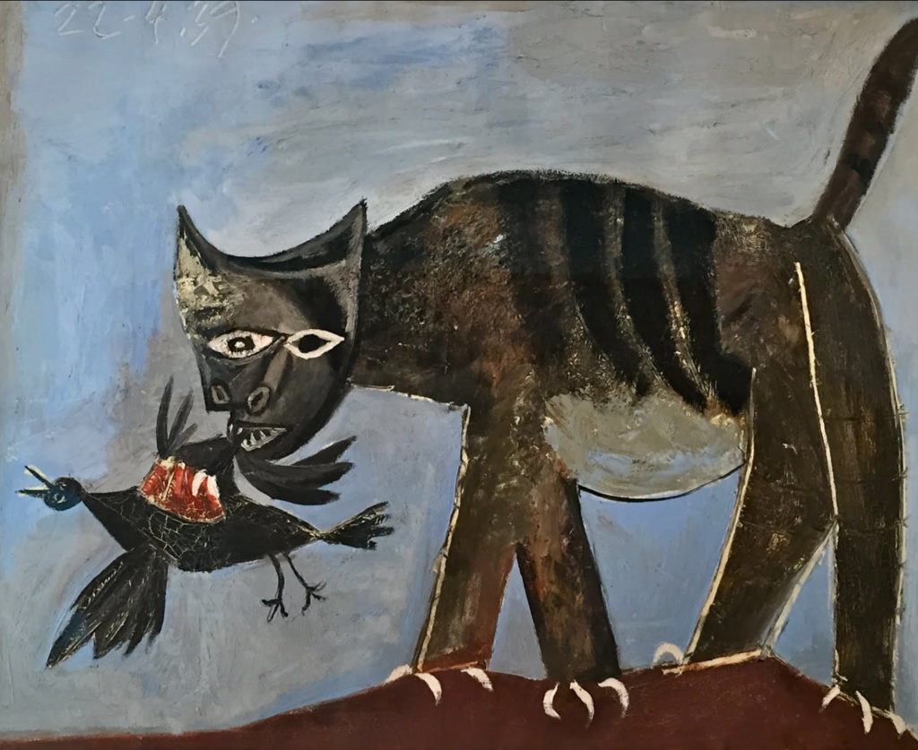 نقاشی گربه پابلو پیکاسو