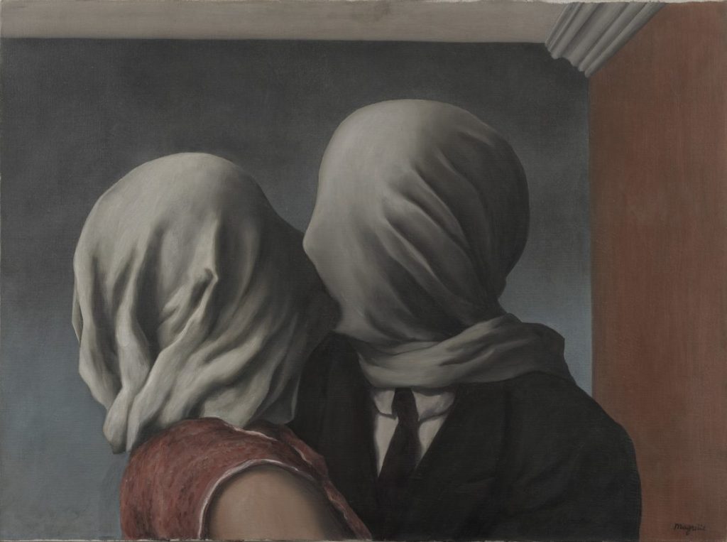 René Magritte, The Lovers, 1928
