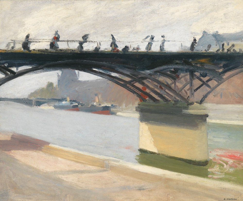 Edward Hopper, Le Pont des Arts, 1907, Whitney Museum of American Art, New York, NY, USA.


