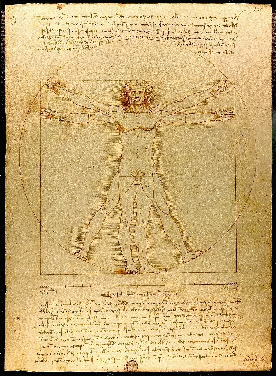 Vitruvian Man اثر Leonardo da Vinci