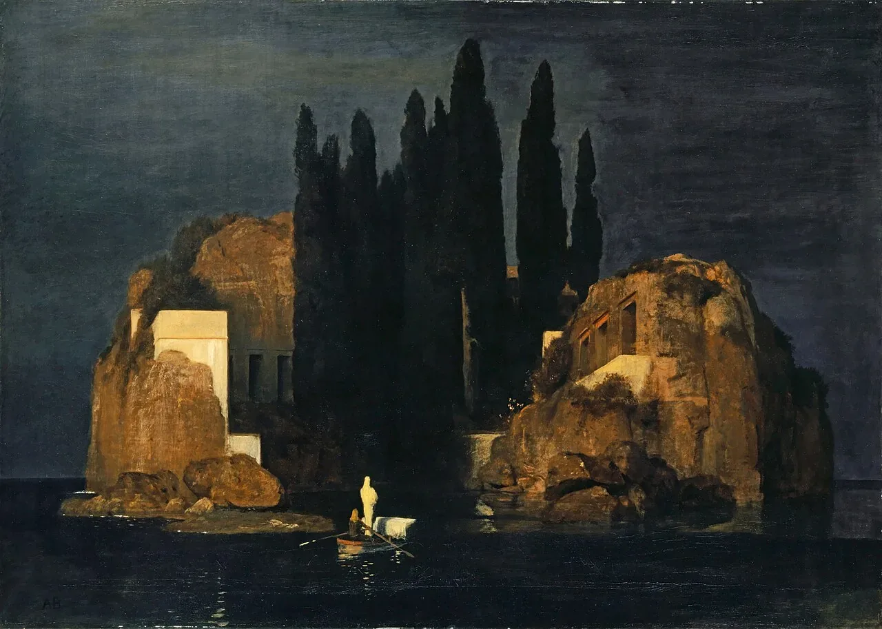 Isle of the Dead اثر Arnold Böcklin، نسخه ۱۸۸۰