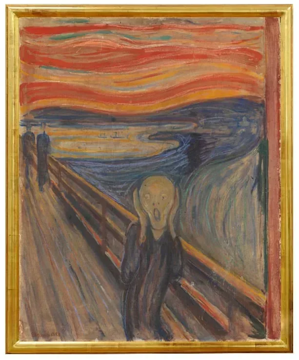 The Scream اثر Edvard Munch، سال ۱۸۹۳، National Gallery Oslo