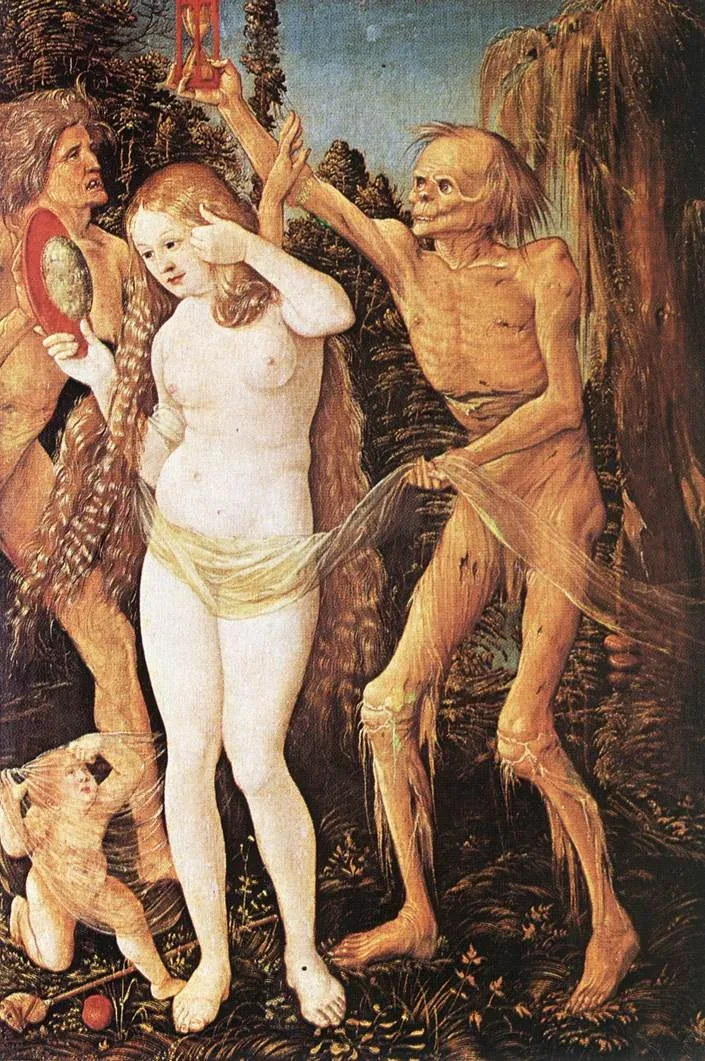 Woman and Death اثر Hans Baldung Grien