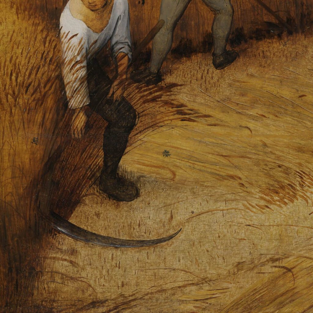 Pieter Bruegel the Elder, The Harvesters, 1565, Metropolitan Museum of Art, New York City, NY, USA. Detail