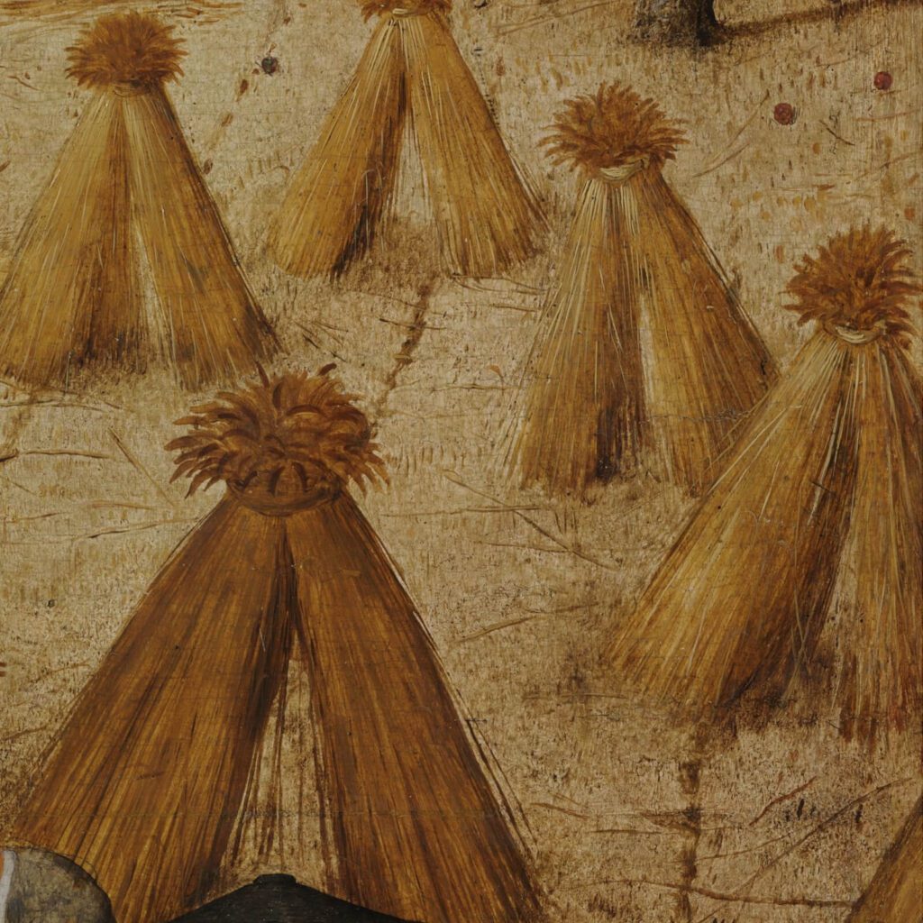 Pieter Bruegel the Elder, The Harvesters, 1565, Metropolitan Museum of Art, New York City, NY, USA. Detail.