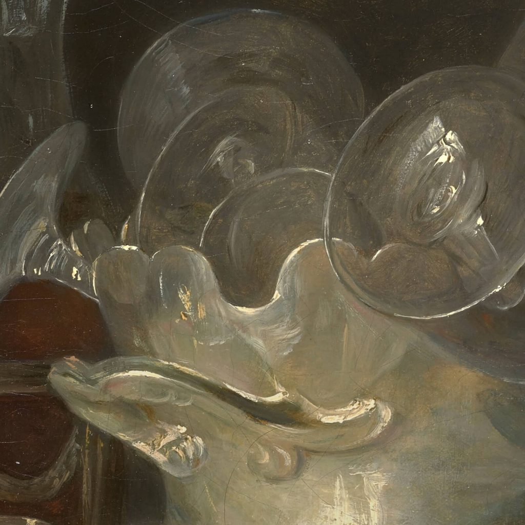 Anne Vallayer-Coster, Still Life with Mackerel, 1787, Kimbell Art Museum, Fort Worth, TX, USA. Detail.