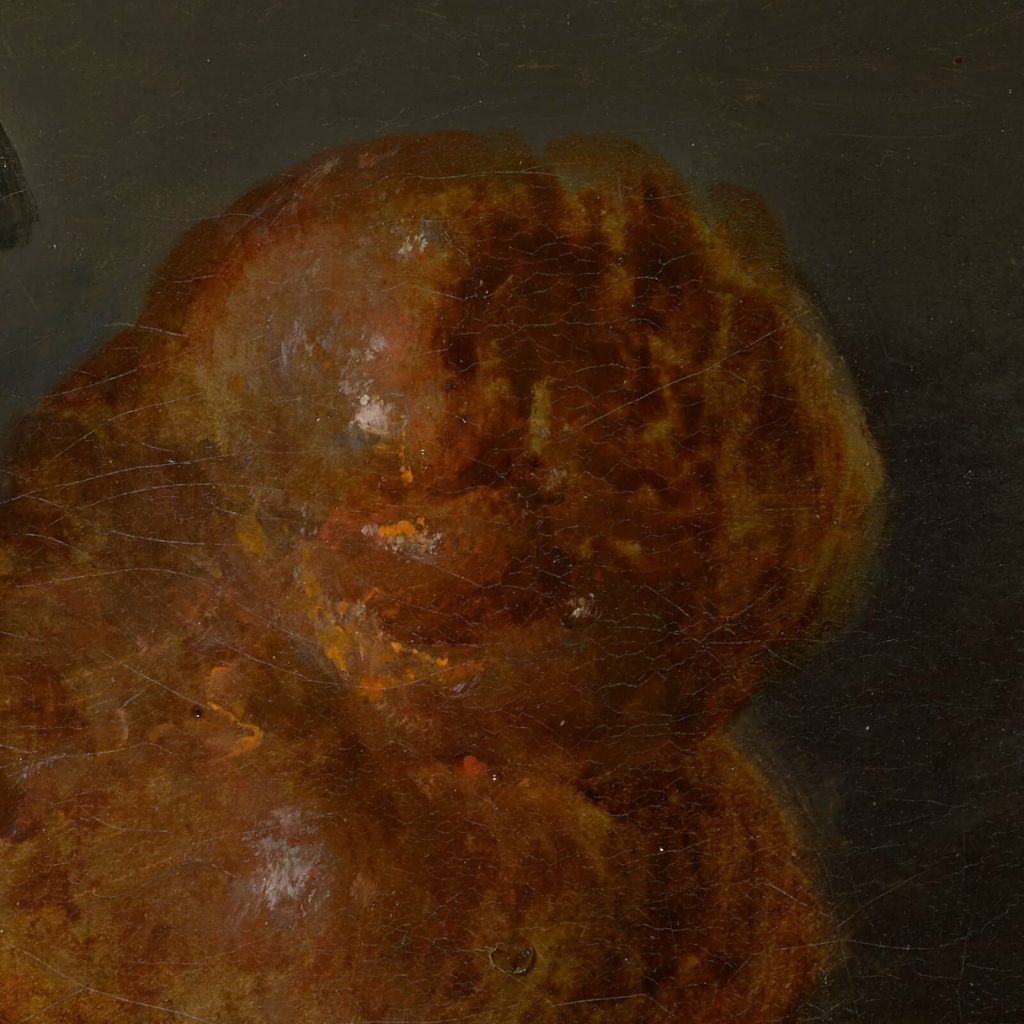 Anne Vallayer-Coster, Still Life with Mackerel, 1787, Kimbell Art Museum, Fort Worth, TX, USA. Detail.