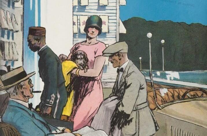 Edward Hopper, cover for Hotel Management, May 1925, Courtesy of Questex Media Group. Fine Art Connoisseur. Detail.