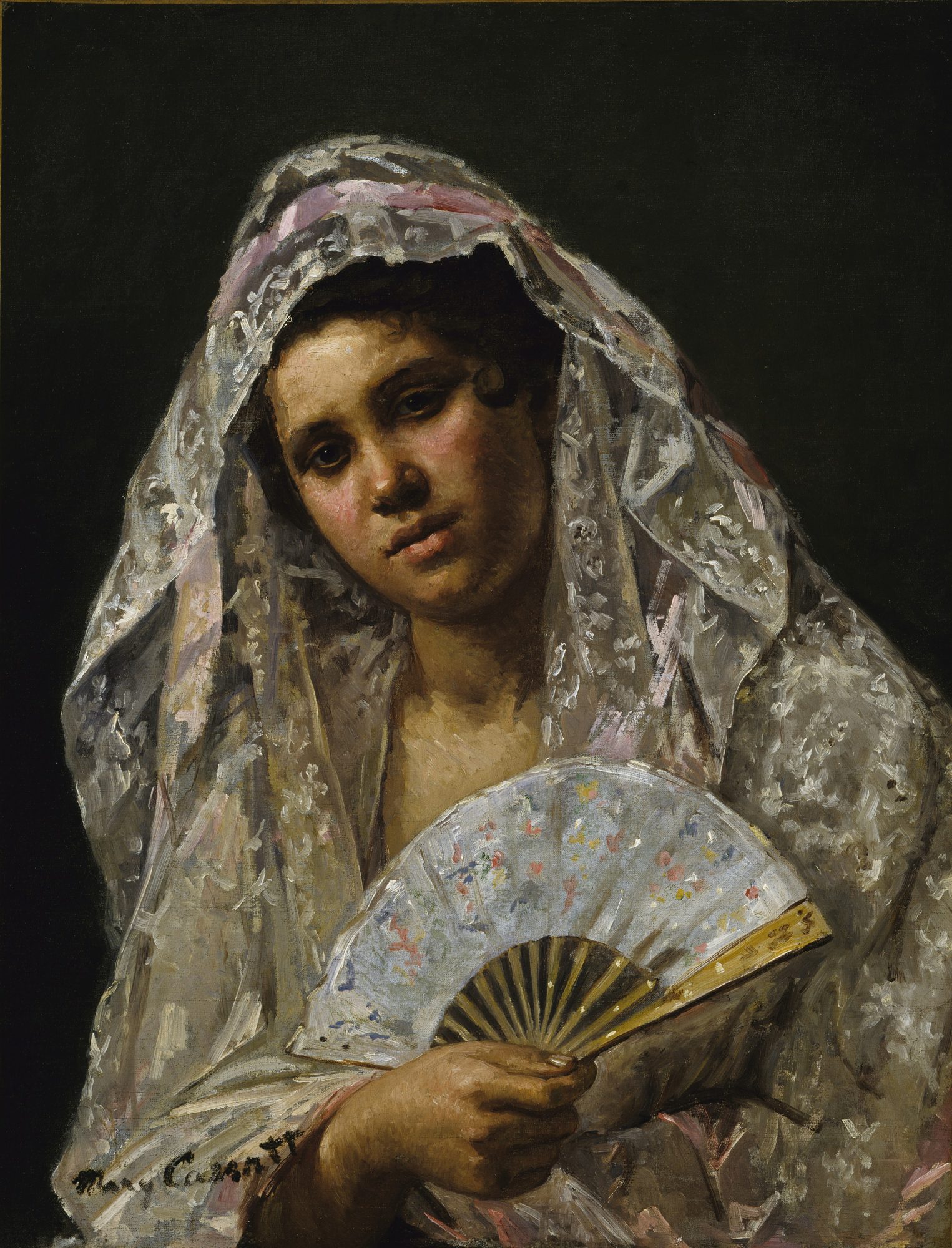 Mary Cassatt, Spanish Dancer Wearing a Lace Mantilla, 1873, Smithsonian American Art Museum, Washington, DC, USA