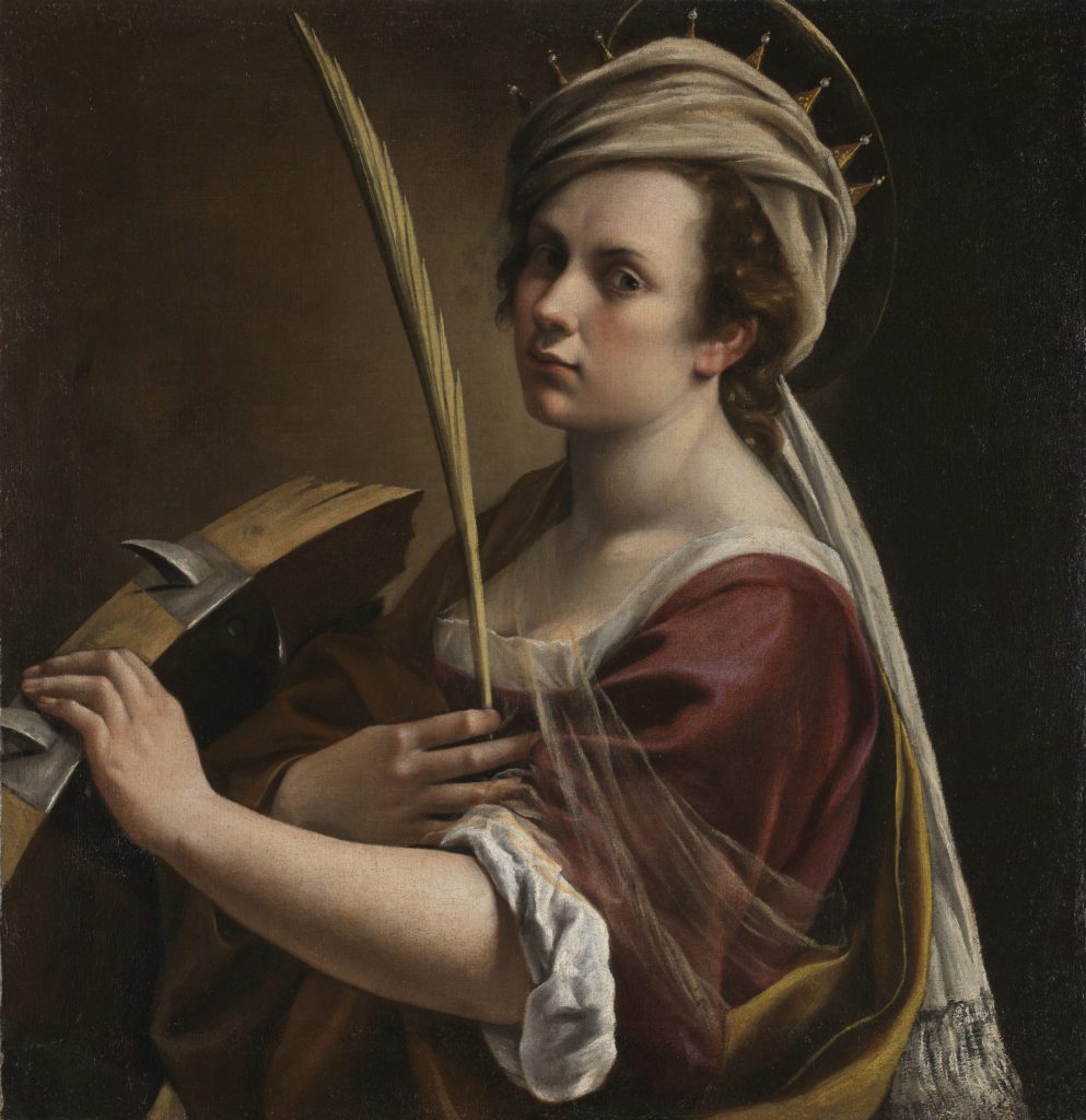Artemisia Gentileschi, Self-Portrait as Saint Catherine of Alexandria, 1615–1617, National Gallery, London, UK
