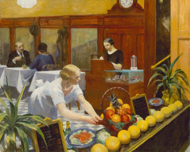 Edward Hopper, Tables for Ladies, 1930, Metropolitan Museum of Art, New York City, NY, USA. © The Metropolitan Museum of Art