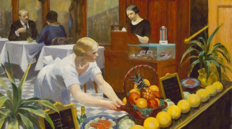 Edward Hopper, Tables for Ladies, 1930, Metropolitan Museum of Art, New York City, NY, USA. © The Metropolitan Museum of Art